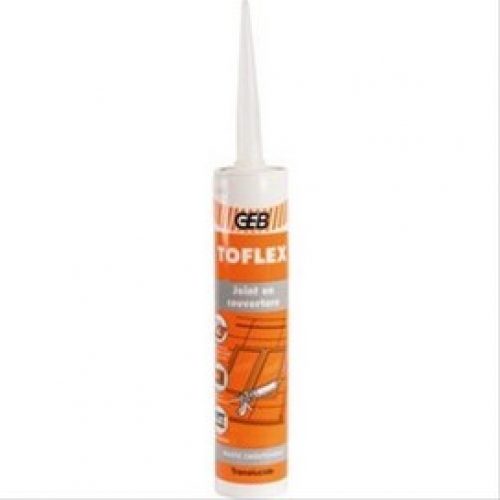Mastic Toflex translucide 300ml pour couvreur