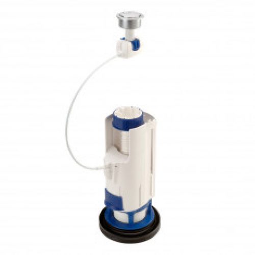 Mécanisme de chasse 3V101 NF à câble à poussoir double débit