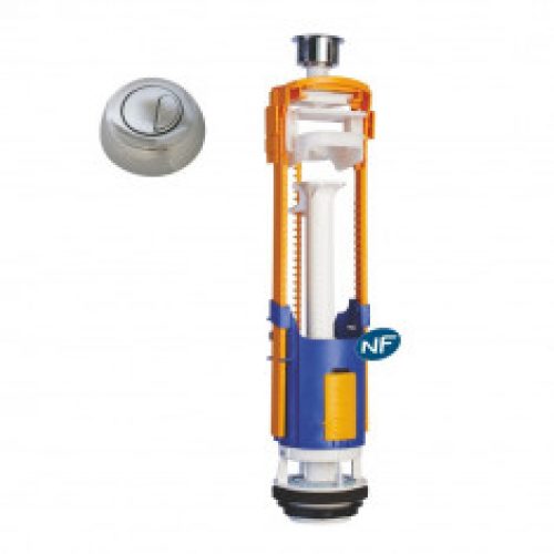 Mécanisme de chasse NF universel poussoir double débit – Regiplast 6000