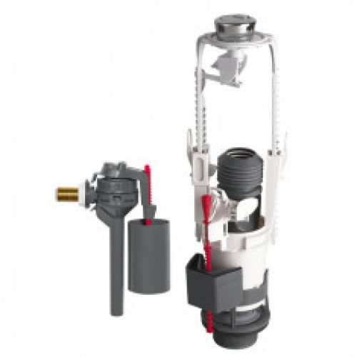 Mécanisme wc MVB3 à étrier double touche + Flotteur TOPY – Wirquin Pro 10717833