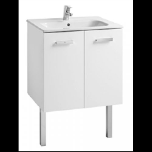 Meuble 2 portes blanc 60 cm Victoria Basic Roca