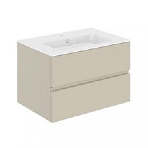 Meuble 2 tiroirs avec plan vasque 80,5 cm Mood…