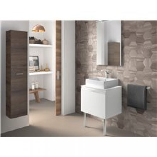 Meuble 60 cm blanc brillant Heima Roca