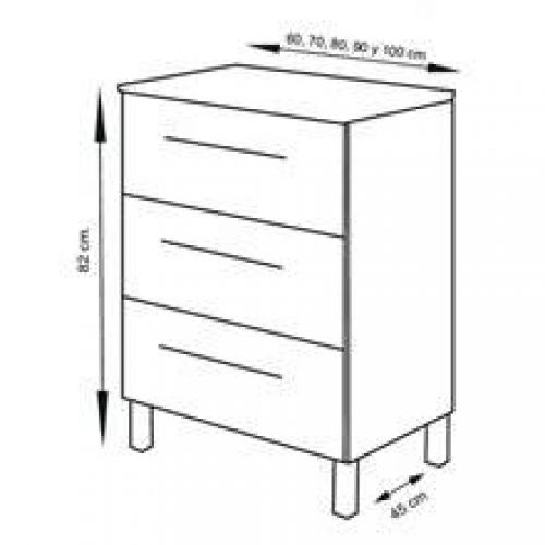 Meuble avec plan vasque blanc brillant Ribera…