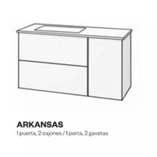 Meuble avec plan vasque et miroir en métal…