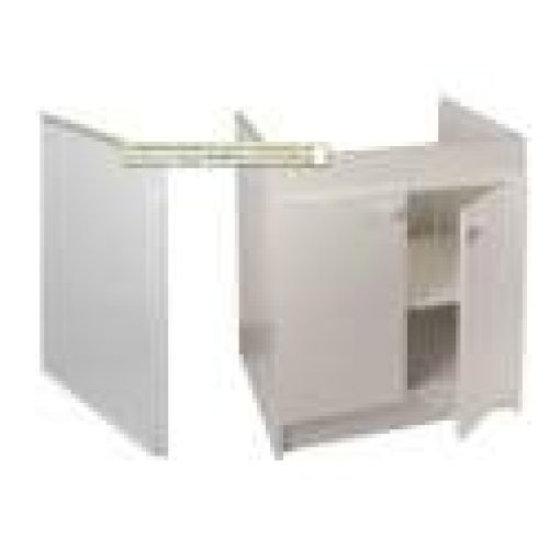 Meuble bas kitchenette 80cm, avec joue