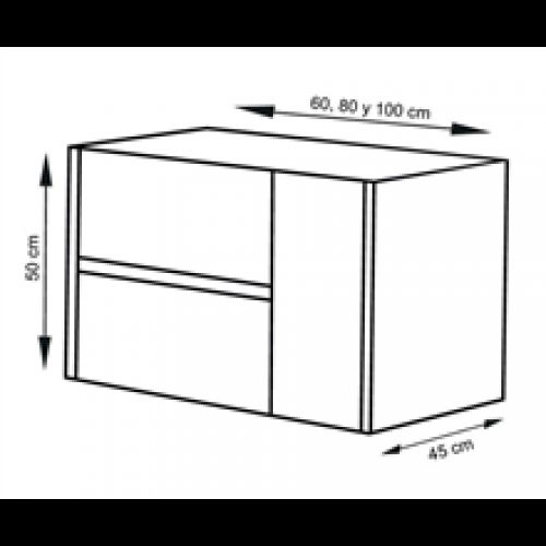 Meuble Blanc brillant Ítaca TEGLER