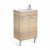 Meuble compact Unik DEBBA 500 2 portes et lavabo DISPONIBLE en 4 COLORIS