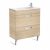 Meuble compact Unik DEBBA 700 2 tiroirs et lavabo DISPONIBLE en 4 COLORIS