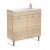 Meuble compact Unik DEBBA 800 2 portes et lavabo DISPONIBLE en 4 COLORIS