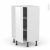 Meuble De Cuisine Angle Bas Iris Blanc 1 Porte N23 L40 Cm L65 X H92 X P37Cm