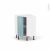 Meuble De Cuisine Angle Bas Keria Bleu 1 Porte N19 L40 Cm L65 X H70 X P37Cm