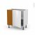 Meuble De Cuisine Angle Bas Reversible Bora Blanc 1 Porte N19 L40 Cm L80 X H70 X P58 Cm