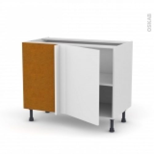 Meuble De Cuisine Angle Bas Reversible Ginko Blanc 1 Porte N20 L50 Cm L100 X H70 X P58 Cm