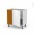 Meuble De Cuisine Angle Bas Reversible Iris Blanc 1 Porte N19 L40 Cm L80 X H70 X P58 Cm