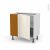 Meuble De Cuisine Angle Bas Reversible Keria Ivoire 1 Porte N19 L40 Cm L80 X H70 X P58 Cm