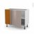 Meuble De Cuisine Angle Bas Reversible Keria Moka 1 Porte N21 L60 Cm L100 X H70 X P58 Cm