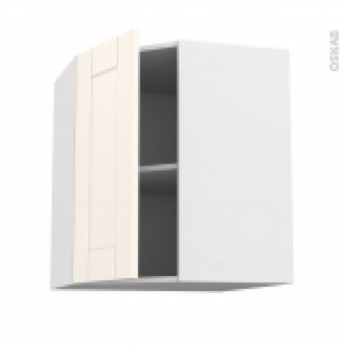 Meuble De Cuisine Angle Haut Filipen Ivoire 1 Porte N19 L40 Cm L65 X H70 X P37 Cm