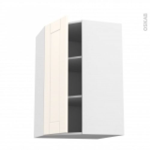 Meuble De Cuisine Angle Haut Filipen Ivoire 1 Porte N23 L40 Cm L65 X H92 X P37 Cm
