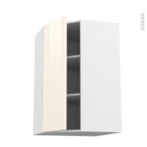 Meuble De Cuisine Angle Haut Keria Ivoire 1 Porte N23 L40 Cm L65 X H92 X P37 Cm