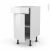 Meuble De Cuisine Bas Bora Blanc 1 Porte 1 Tiroir L40 X H70 X P58 Cm