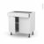 Meuble De Cuisine Bas Bora Blanc 2 Portes 1 Tiroir L80 X H70 X P58 Cm