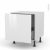 Meuble De Cuisine Bas Coulissant Bora Blanc 1 Porte L60 X H57 X P58 Cm