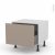 Meuble De Cuisine Bas Coulissant Ginko Taupe 1 Porte L60 X H41 X P58 Cm