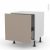 Meuble De Cuisine Bas Coulissant Ginko Taupe 1 Porte L60 X H57 X P58 Cm