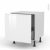 Meuble De Cuisine Bas Coulissant Ipoma Blanc Brillant 1 Porte L60 X H57 X P58 Cm