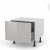 Meuble De Cuisine Bas Coulissant Ivia Gris 1 Porte L60 X H41 X P58 Cm