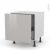 Meuble De Cuisine Bas Coulissant Ivia Gris 1 Porte L60 X H57 X P58 Cm