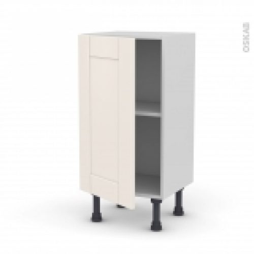Meuble De Cuisine Bas Filipen Ivoire 1 Porte L40 X H70 X P37 Cm