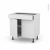 Meuble De Cuisine Bas Ginko Blanc 2 Portes 1 Tiroir L80 X H70 X P58 Cm