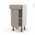 Meuble De Cuisine Bas Ginko Taupe 1 Porte 1 Tiroir L40 X H70 X P37 Cm