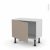 Meuble De Cuisine Bas Ginko Taupe 1 Porte L60 X H41 X P37 Cm