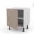 Meuble De Cuisine Bas Ginko Taupe 1 Porte L60 X H57 X P58 Cm