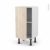 Meuble De Cuisine Bas Ikoro Chene Clair 1 Porte L40 X H70 X P37 Cm