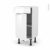 Meuble De Cuisine Bas Ipoma Blanc Brillant 1 Porte 1 Tiroir L40 X H70 X P37 Cm