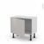 Meuble De Cuisine Bas Ivia Gris 1 Porte L60 X H41 X P37 Cm