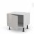 Meuble De Cuisine Bas Ivia Gris 1 Porte L60 X H41 X P58 Cm