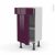 Meuble De Cuisine Bas Keria Aubergine 1 Porte 1 Tiroir L40 X H70 X P37 Cm