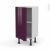 Meuble De Cuisine Bas Keria Aubergine 1 Porte L40 X H70 X P37 Cm