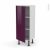 Meuble De Cuisine Bas Keria Aubergine 1 Porte L40 X H92 X P37 Cm