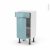 Meuble De Cuisine Bas Keria Bleu 1 Porte 1 Tiroir L40 X H70 X P37 Cm