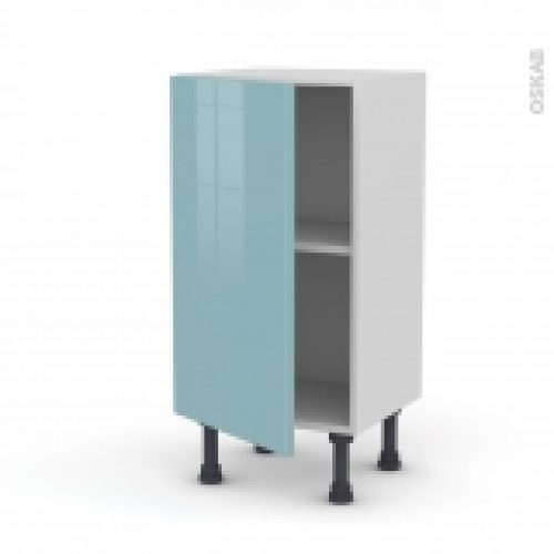 Meuble De Cuisine Bas Keria Bleu 1 Porte L40 X H70 X P37 Cm