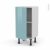 Meuble De Cuisine Bas Keria Bleu 1 Porte L40 X H70 X P37 Cm