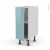 Meuble De Cuisine Bas Keria Bleu 1 Porte L40 X H70 X P58 Cm