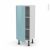 Meuble De Cuisine Bas Keria Bleu 1 Porte L40 X H92 X P37 Cm