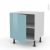 Meuble De Cuisine Bas Keria Bleu 1 Porte L60 X H57 X P58 Cm